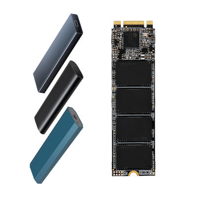 Logotipo personalizado M.2 Industrial Solid State Drive 64GB 128GB 256GB 1TB Hard Drive SATA III SSD