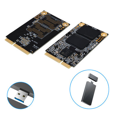 MSATA SSD comercial Disco rígido sólido externo 128GB a 2TB Resistência a choques