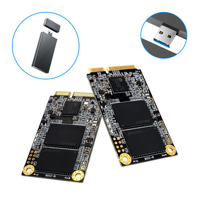 MSATA SSD comercial Disco rígido sólido externo 128GB a 2TB Resistência a choques