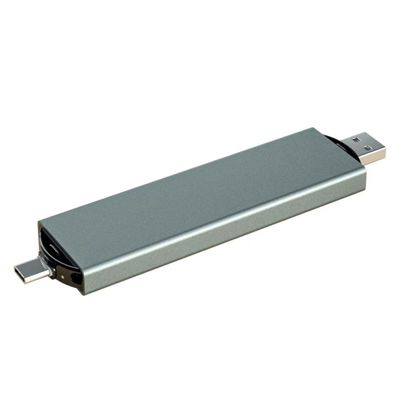 Tipo C USB3.0 SSD Disco rígido externo M.2 Nvme Sata Design de interface dupla para laptop